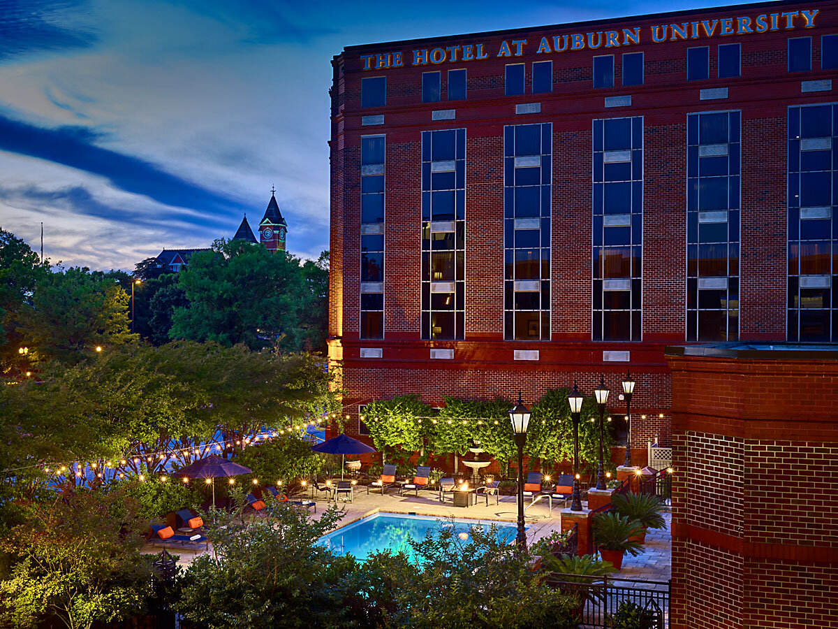 Exterior of Hotel at Auburn University